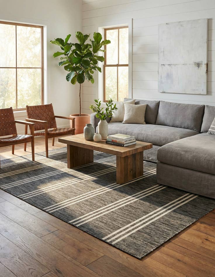 Detail image of 7' 10 x 10'  Washable Jill Zarin Anguilla Indoor / Outdoor Rug