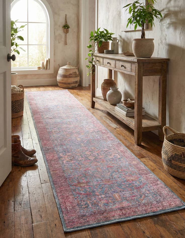 Detail image of 2' x 10' Washable Mangata Runner Rug