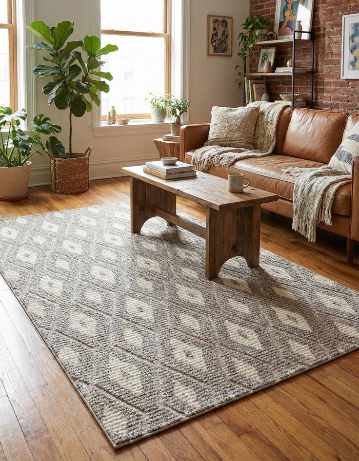 Detail image of 5' x 8' Sepia Rug