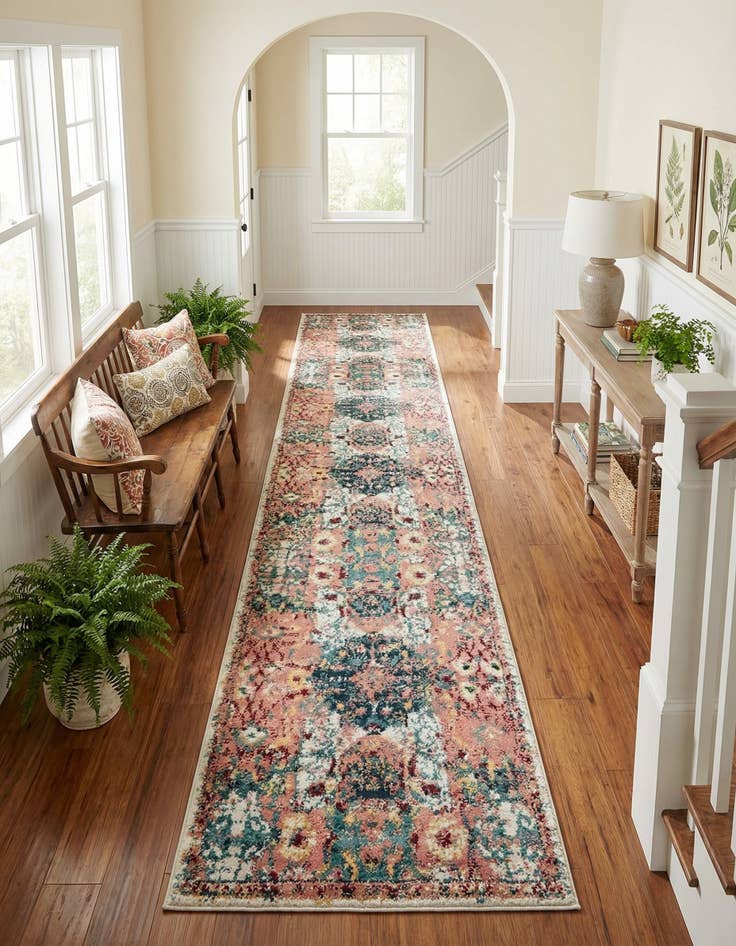 Detail image of 2' 6 x 16' 5 Charleston Runner Rug