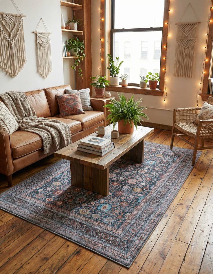 Detail image of 5' 3 x 8' Yara Rug