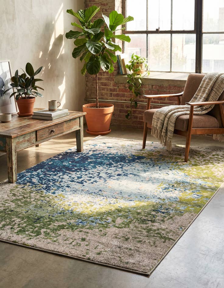 Detail image of 6' x 9'  Washable Casablanca Rug