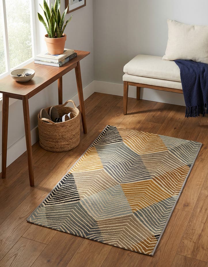 2' x 3' Easy-Clean Modern Indoor / Outdoor...
