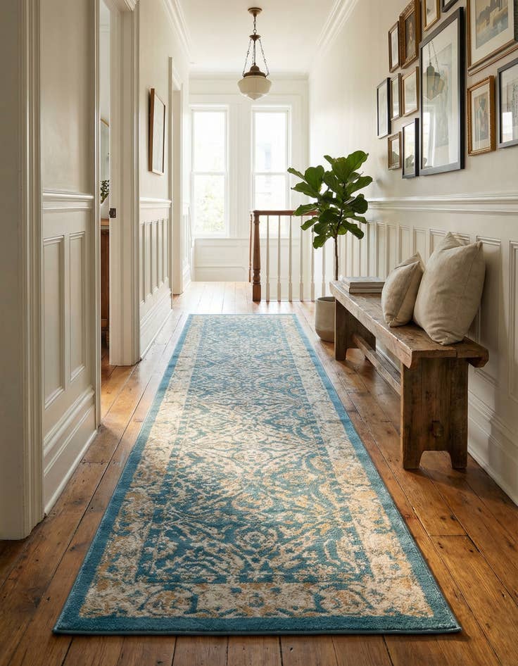 Detail image of 3' x 13' Stockholm Runner Rug