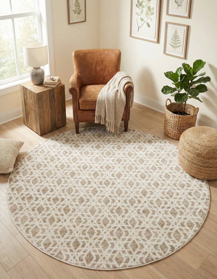 Detail image of 7' 10 x 7' 10 Laguna Round Rug