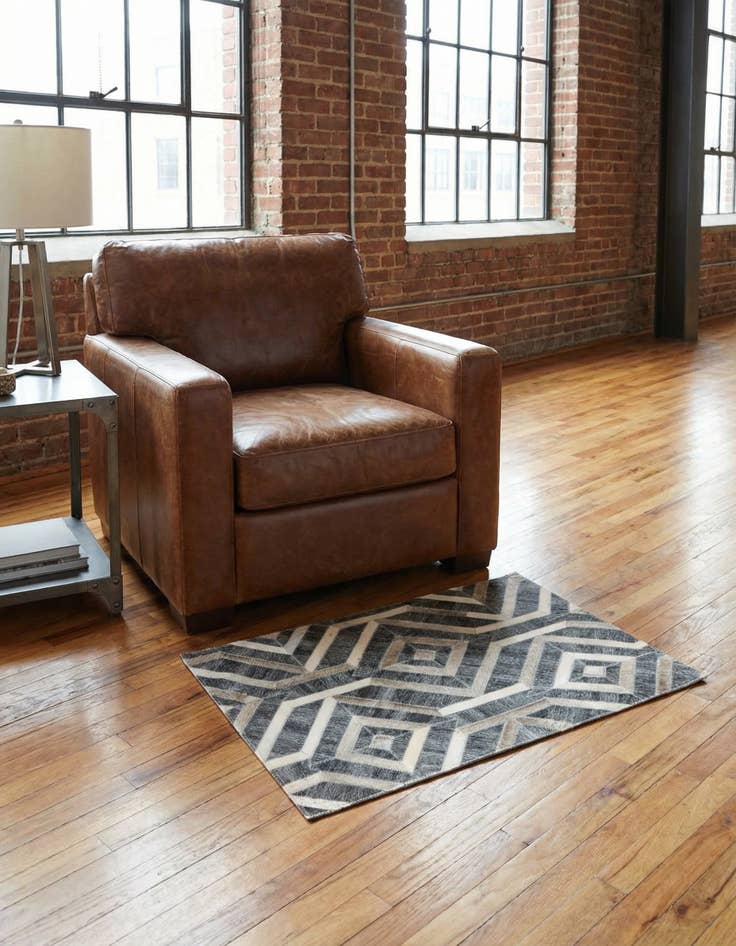 Detail image of 2' 2 x 3' 1 Cowhide Rug