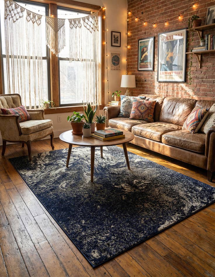 Detail image of 4' x 6' Washable Haerfest Rug