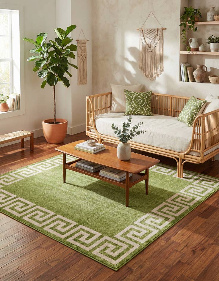 Detail image of 7' 10 x 7' 10 Hera Square Rug