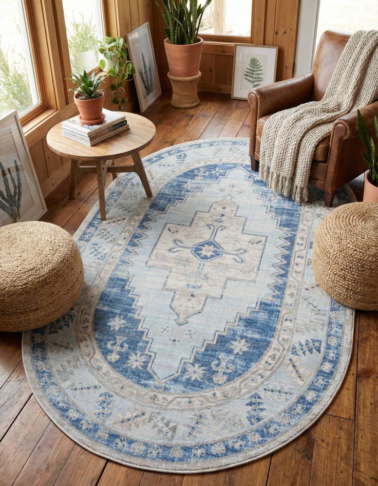 Detail image of 5' x 8' Whitney Oval Rug