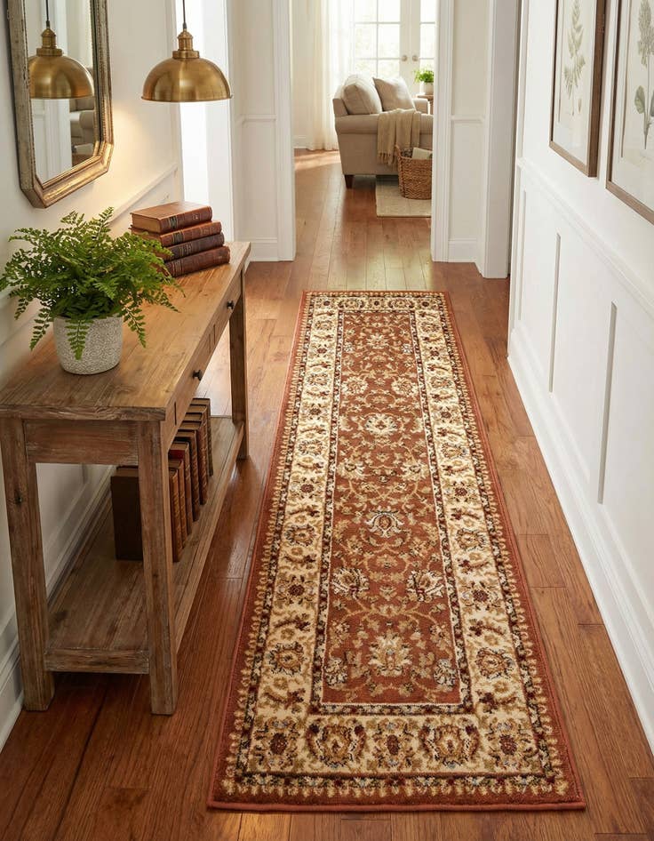 Detail image of 2' x 6' Classic Agra Runner Rug