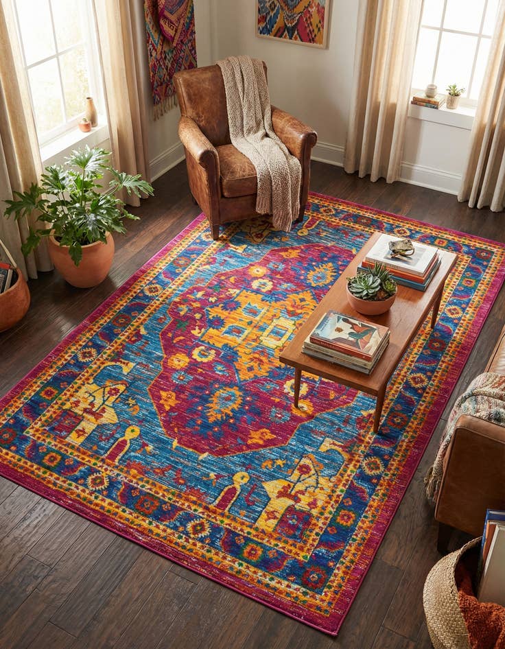 Detail image of 5' 3 x 8' Calypso Rug