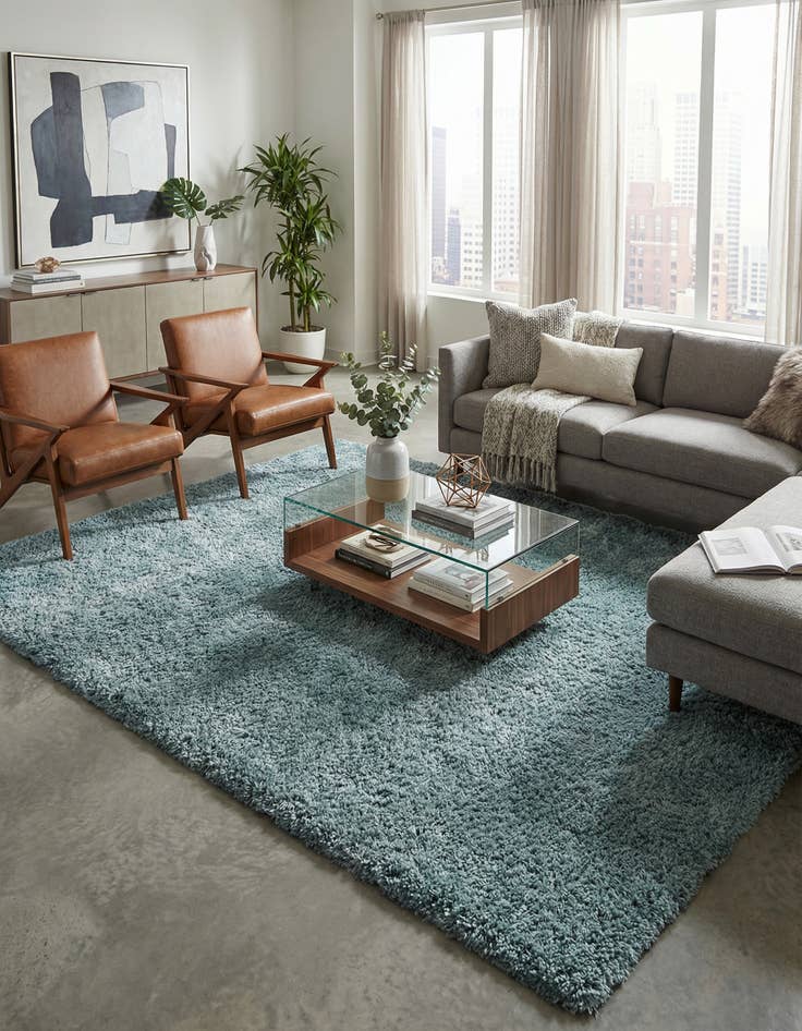 Detail image of 9' x 12' Infinity Shag Rug