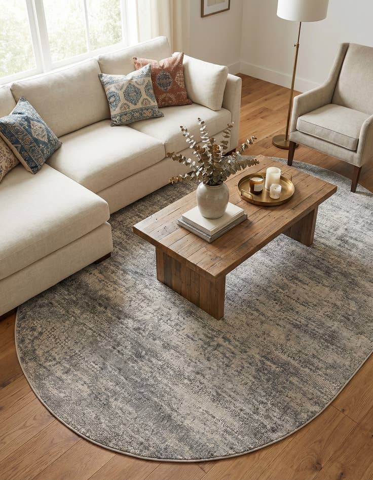 Detail image of 7' 10 x 10' Finsbury Oval Rug