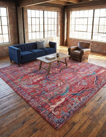 10' 6 x 10' 6 Washable Maahru Square Rug