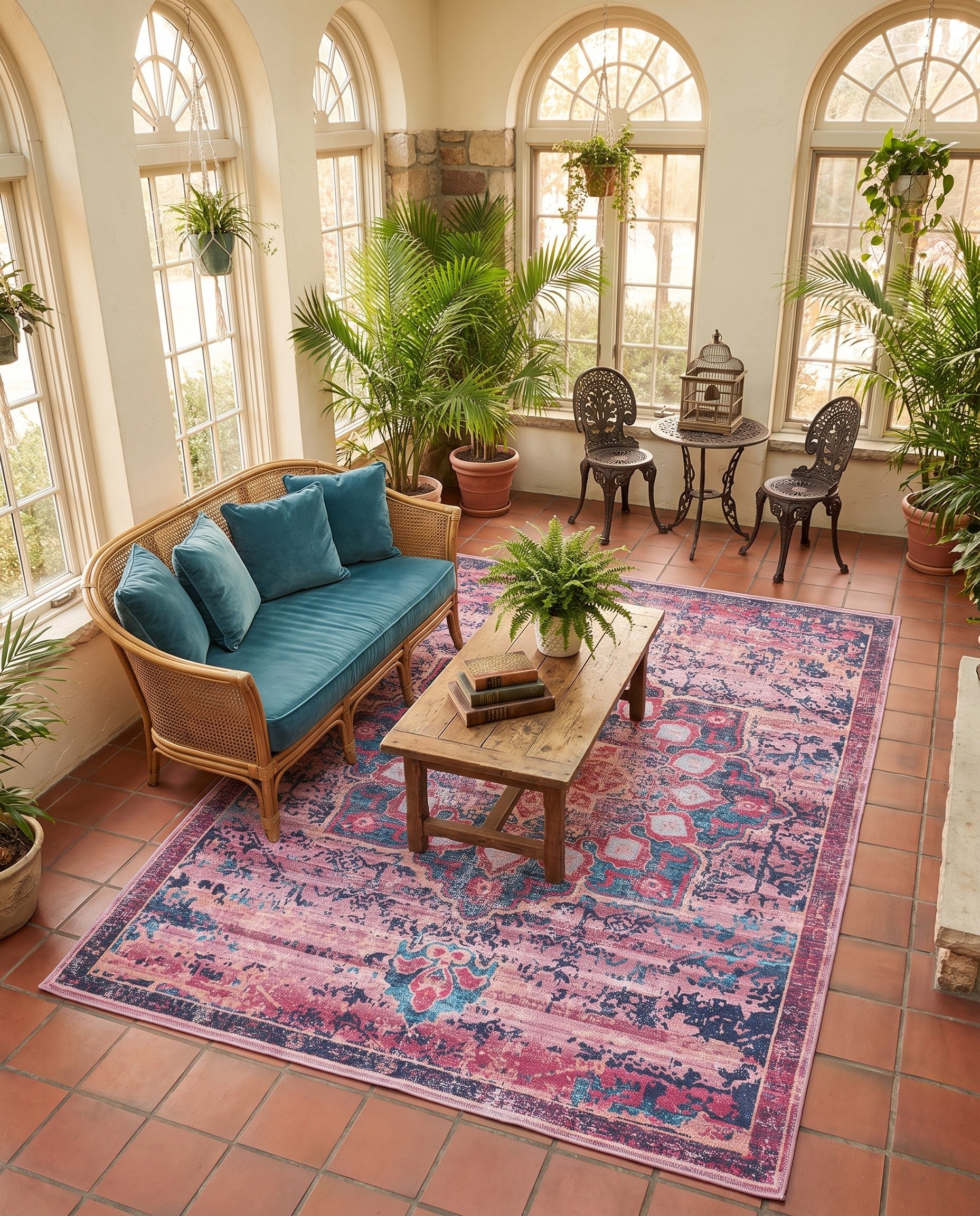 7' 10 x 10' Washable Francesca Rug