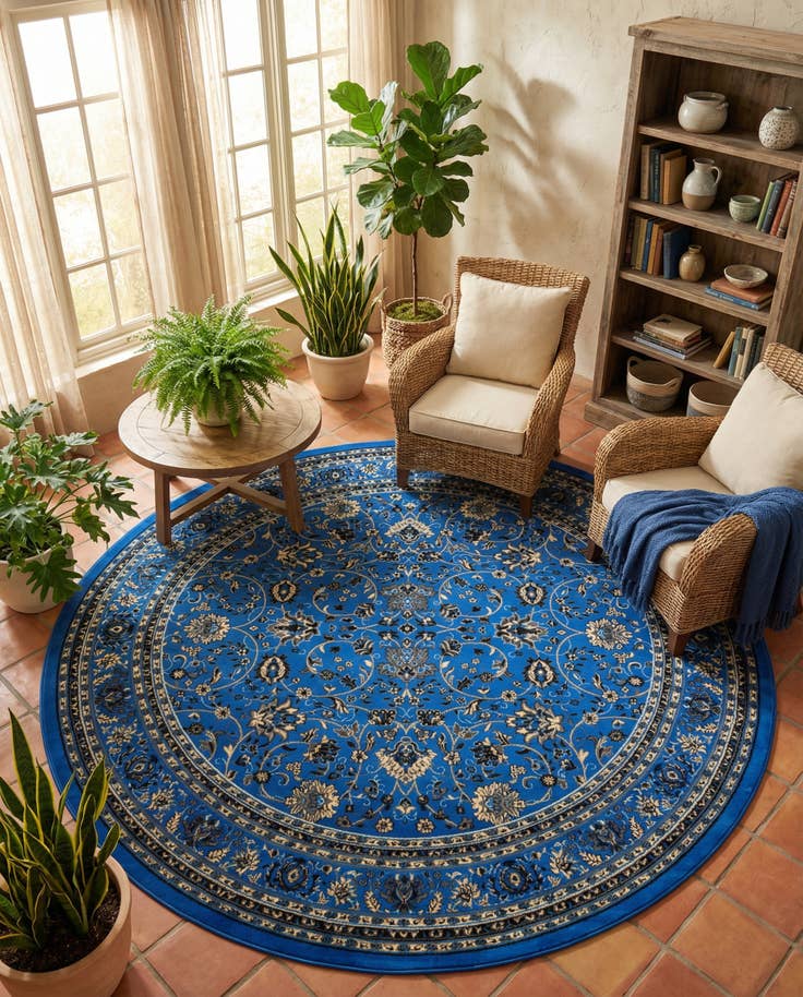 Detail image of 10' x 10' Yasmin Round Rug