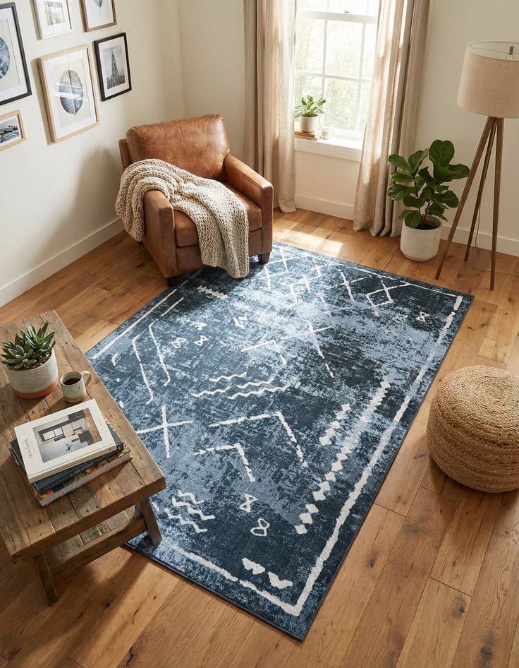 Detail image of 6' x 9' Kamala Washable Rug