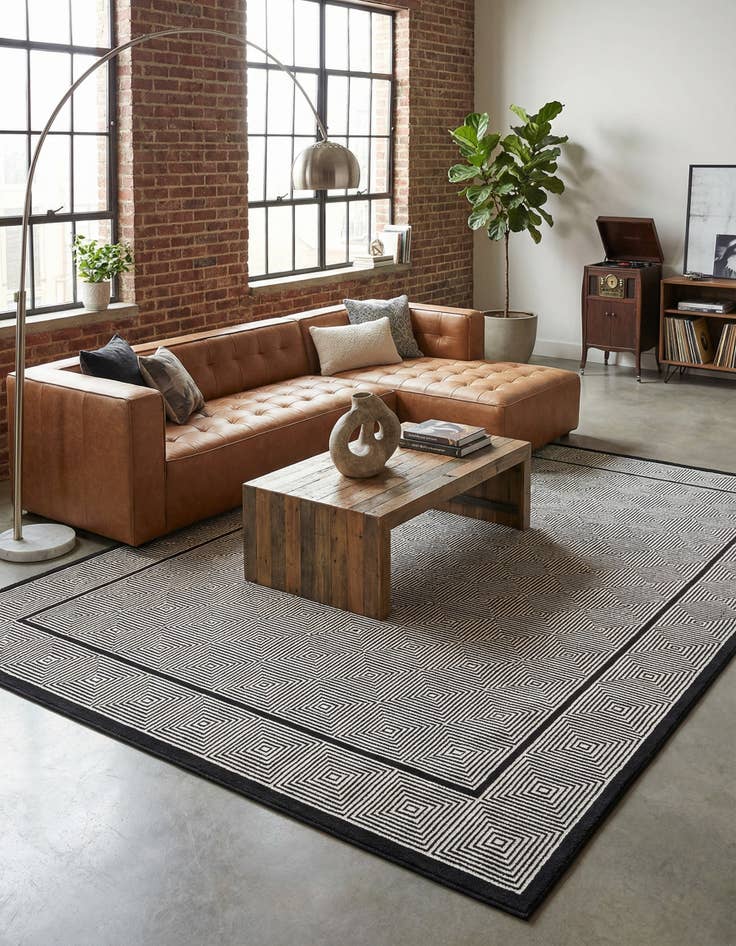 Detail image of 7' 1 x 10' Milano Rug