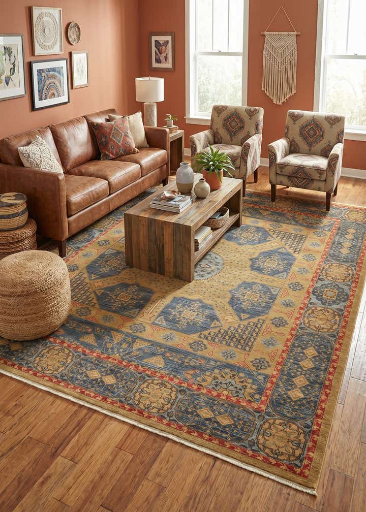 10' x 11' 4 Mamluk Rug