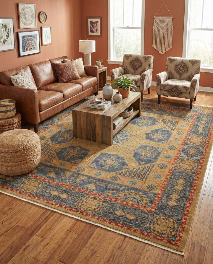 10' x 11' 4 Mamluk Rug