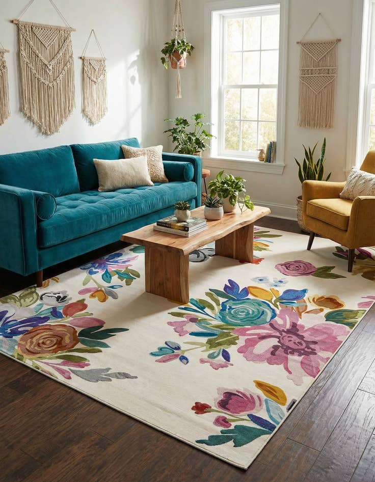 Detail image of 9' x 12' Blossom Rug