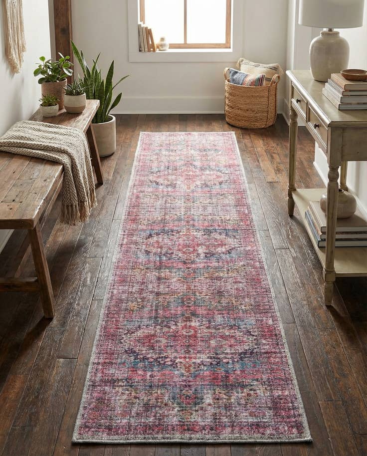 Detail image of 2' x 10' Washable Mangata Runner Rug