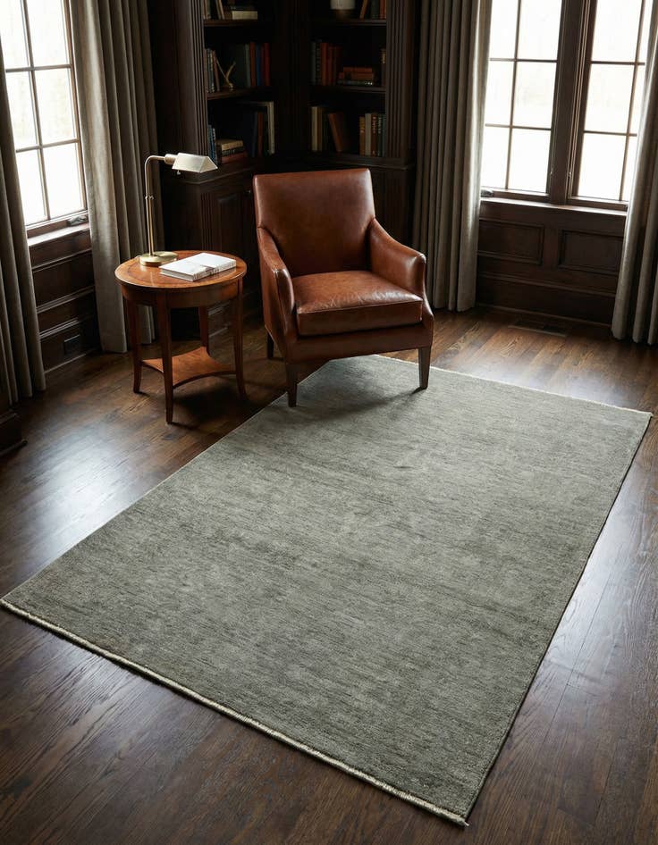 Detail image of 4' x 6' 5 Hand Knotted Over-Dyed Ziegler Rug