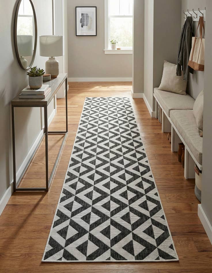 Detail image of  2' 7 x 13'  Washable Jill Zarin Napa Indoor / Outdoor Runner Rug