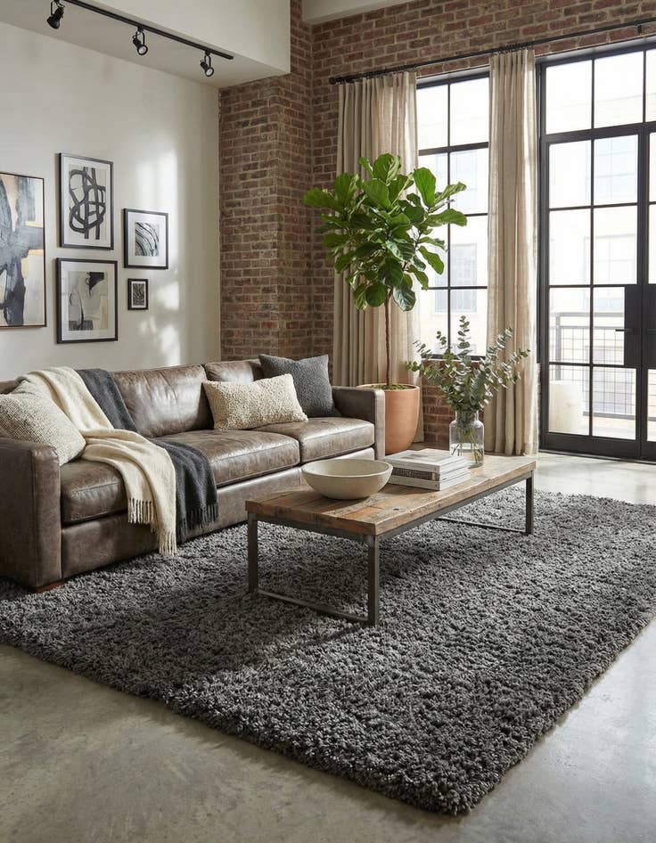 Detail image of 9' x 12' Infinity Shag Rug