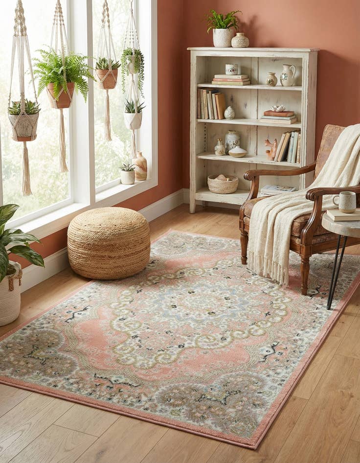 Detail image of 4' x 6' Kamala Washable Rug