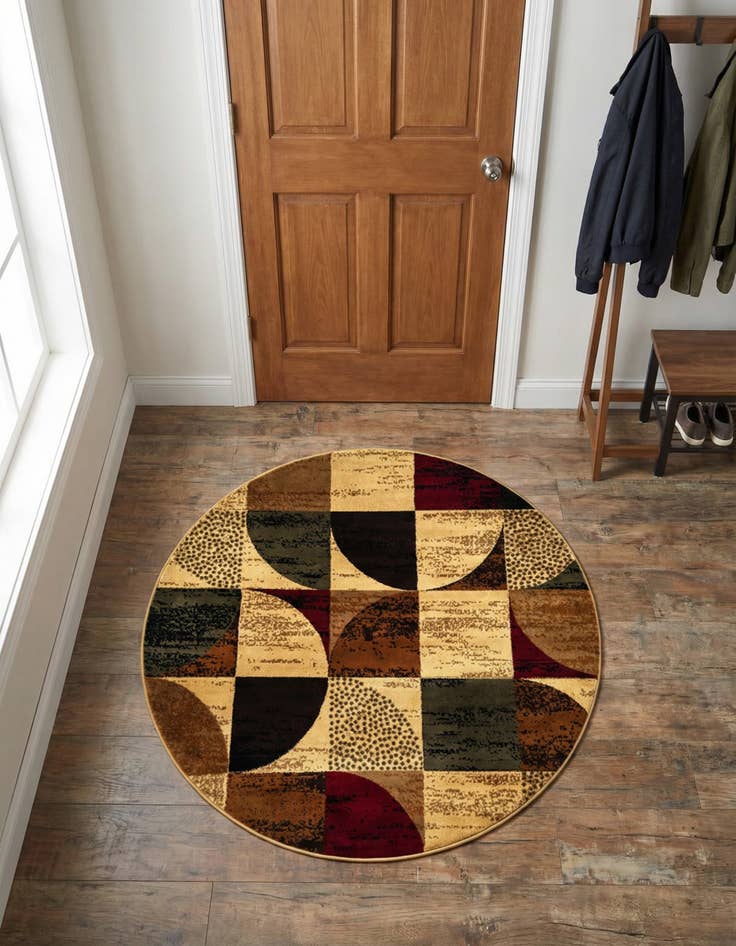 Detail image of  3' 3 x 3' 3 Cafe Round Rug