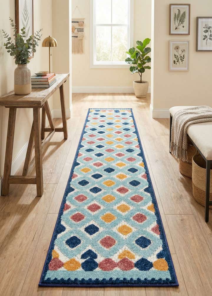 2' x 10' Easy-Clean Belize Indoor / Outdoor Runner Rug