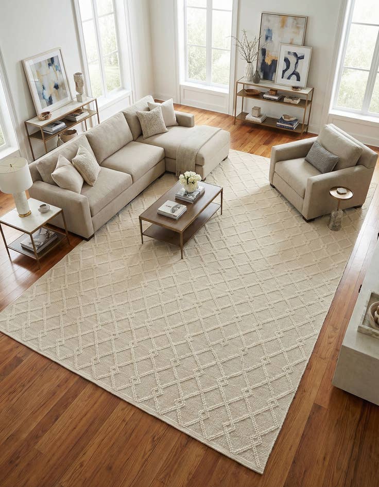 Detail image of 9' x 12'  Hand Knotted Jill Zarin Dorset Rug