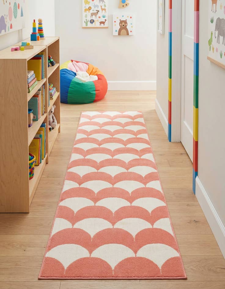 Detail image of 2' x 8' Whimsy Kids Runner Rug