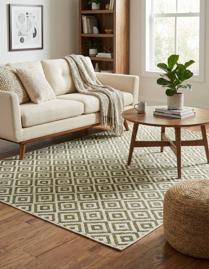 Detail image of 5' 3 x 8' Washable Jill Zarin Costa Rica Indoor / Outdoor Rug