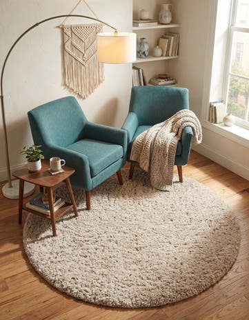 5' 3 x 5' 3 Marilyn Monroe™ Shag Round Rug