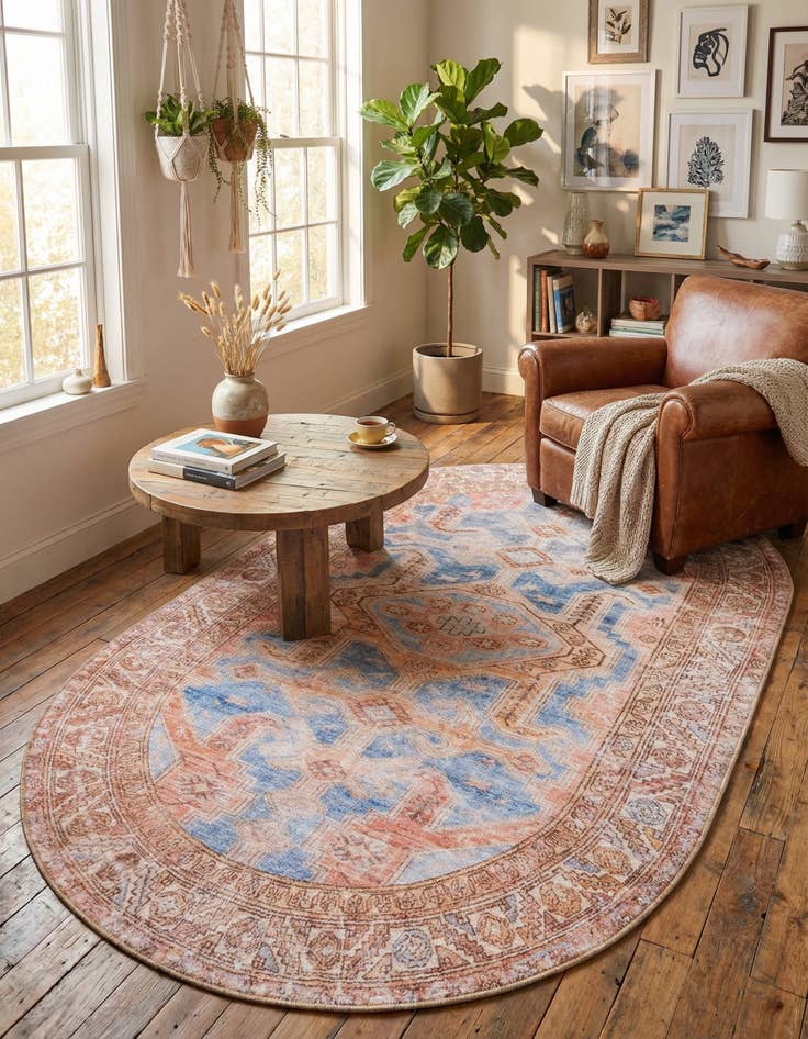 Detail image of 5' x 8' Timeless Oval Rug
