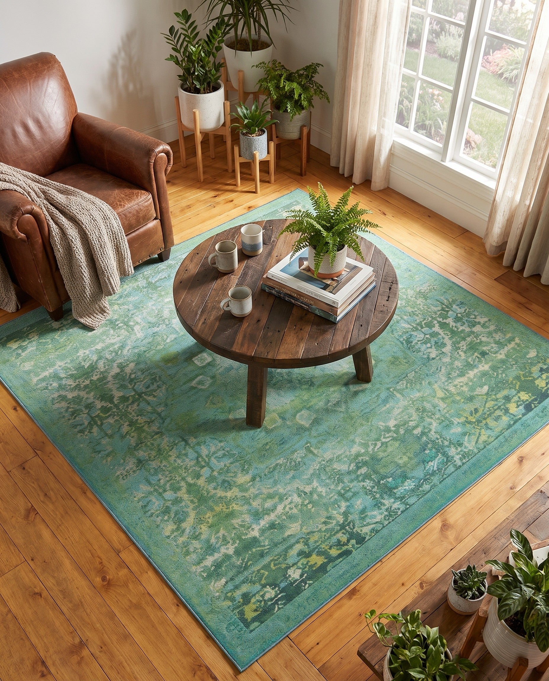 185cm x 185cm Renaissance Square Rug