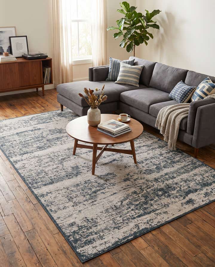 5' 3 x 8' Easy-Clean Modern Indoor / Outdoor Rug