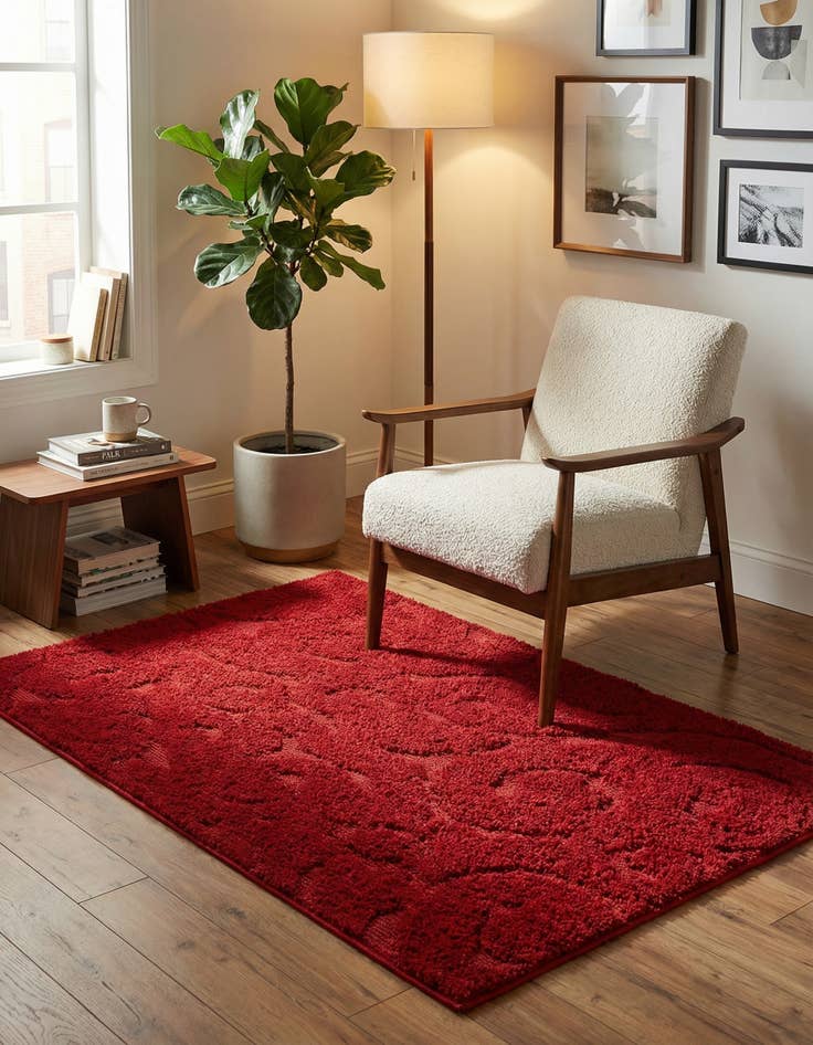 Detail image of 3' 3 x 5' 3 Botanical Shag Rug