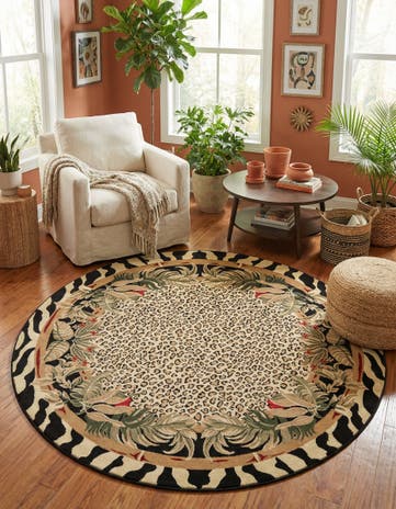 7' 10 x 7' 10 Safari Round Rug