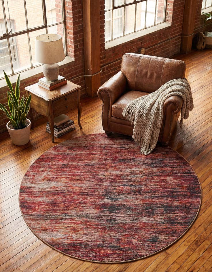 Detail image of 5' x 5' Asha Round Rug