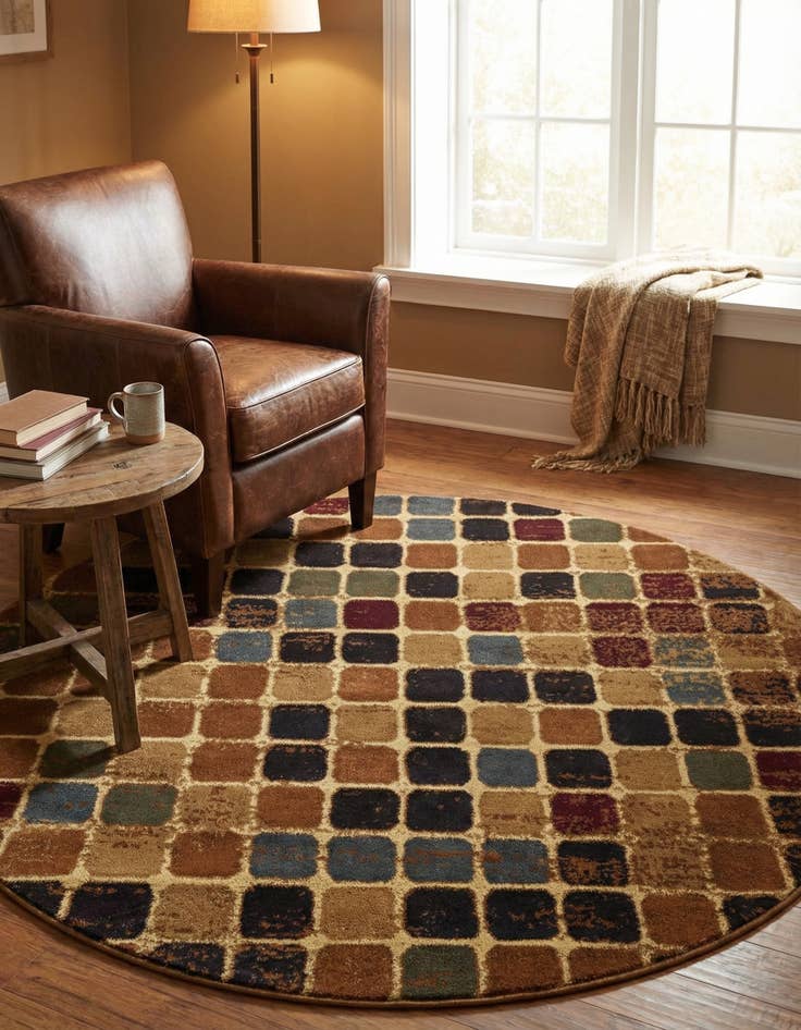 Detail image of 6' x 6' Cafe Round Rug