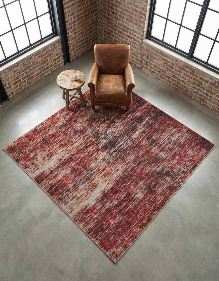 Detail image of 7' 7 x 7' 7 Asha Square Rug