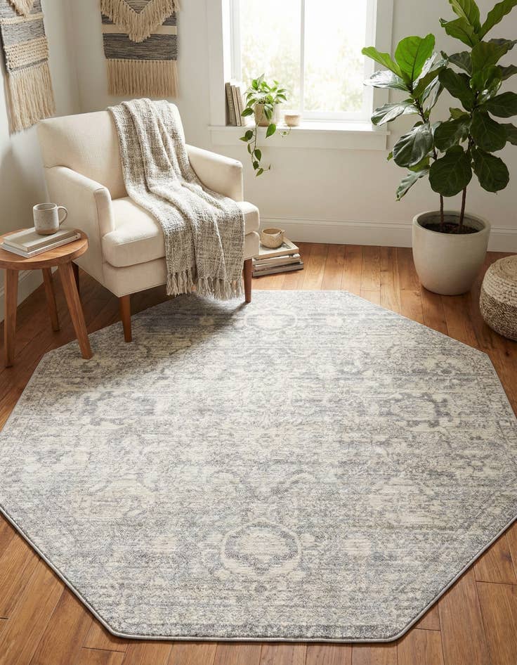 Detail image of 5' x 5' Lola Octagon Rug