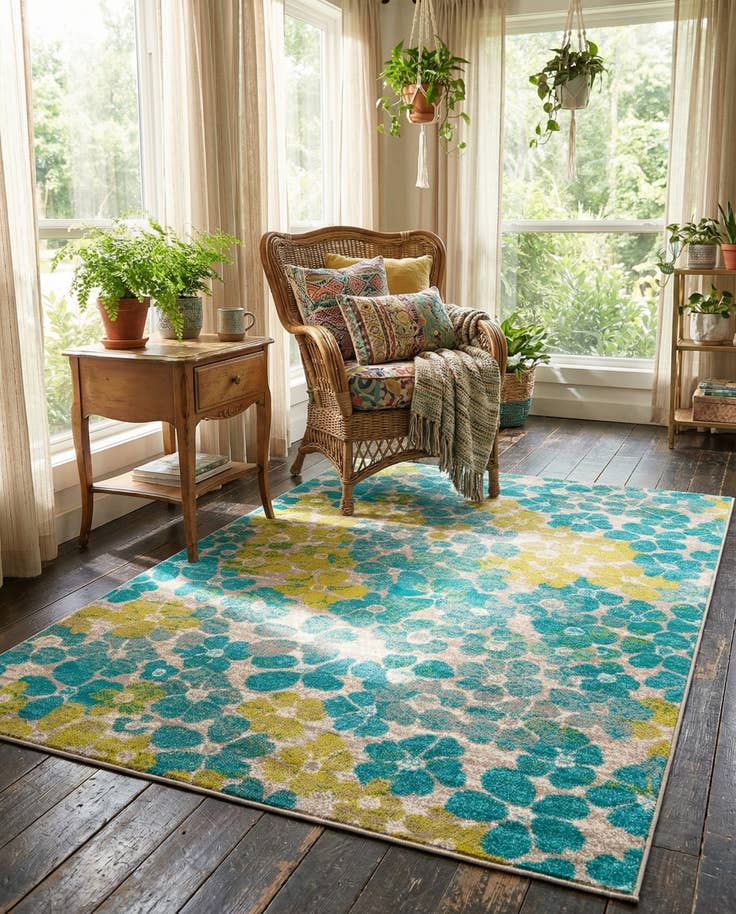 Vue détaillée : 160cm x 245cm Azalea Tapis