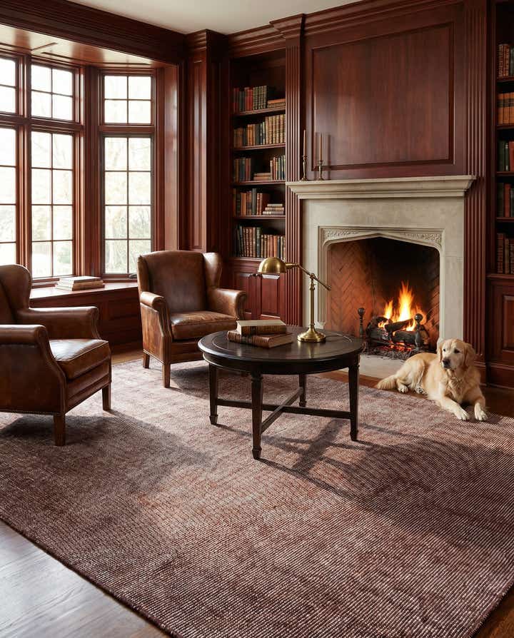 8' x 10' Hand Woven Jill Zarin English Manor Wool Rug