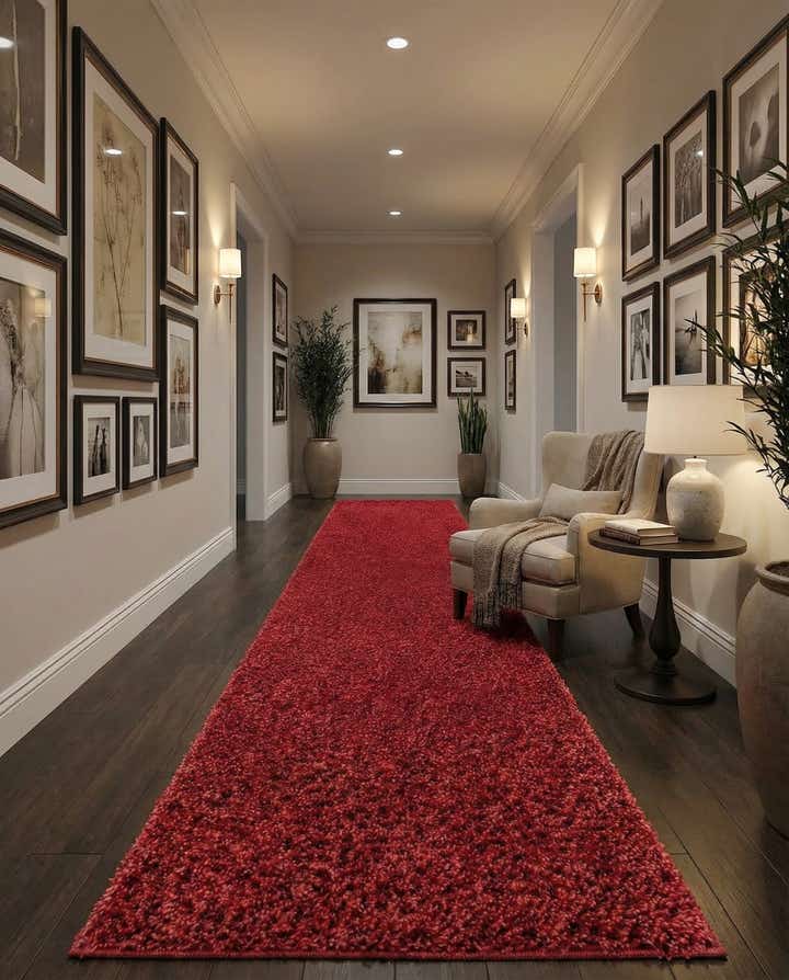 2' 7 x 20' Zermatt Shag Runner Rug