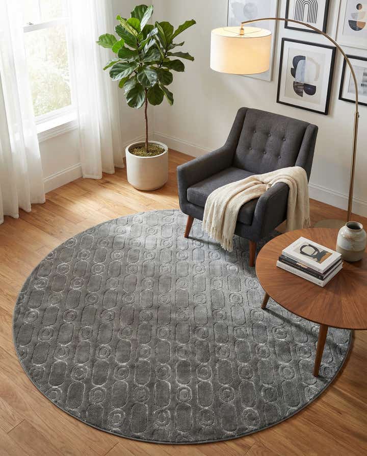 7' 10 x 7' 10 Vogue Geo Round Rug