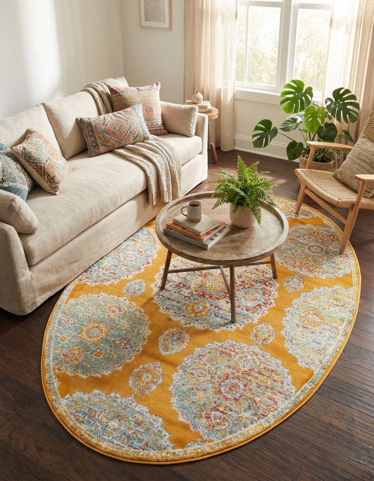 Detail image of 5' 5 x 8' Paragon Oval Rug